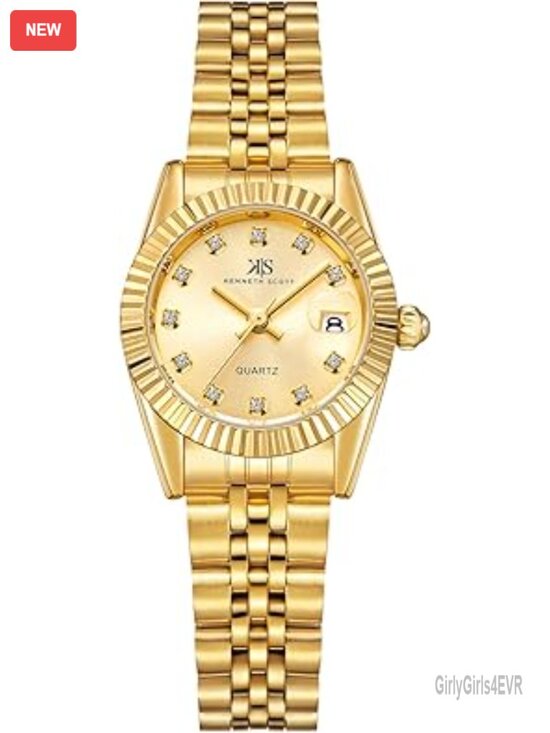 Women\'s Analog Casual Watch - Quartz Movement, Scratch Resistant, Gold main image 6